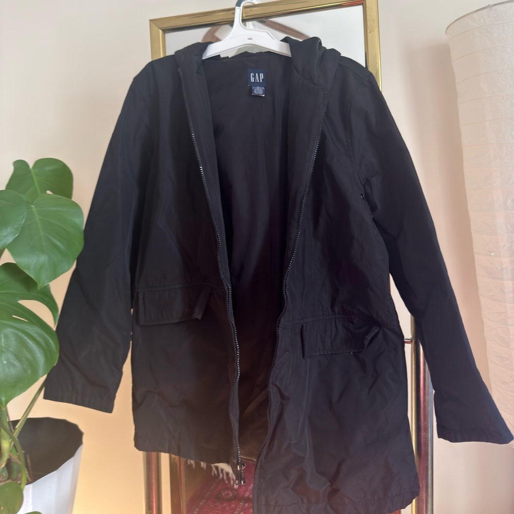 GAP Black Rain Jacket